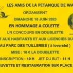 2023-06-18 concours de pétanque Hommage à Colette