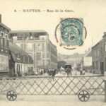 GARE (1905) – 4 – WATTEN – Rue de la Gare