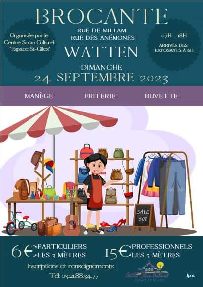 Brocante du Centre socio-culturel