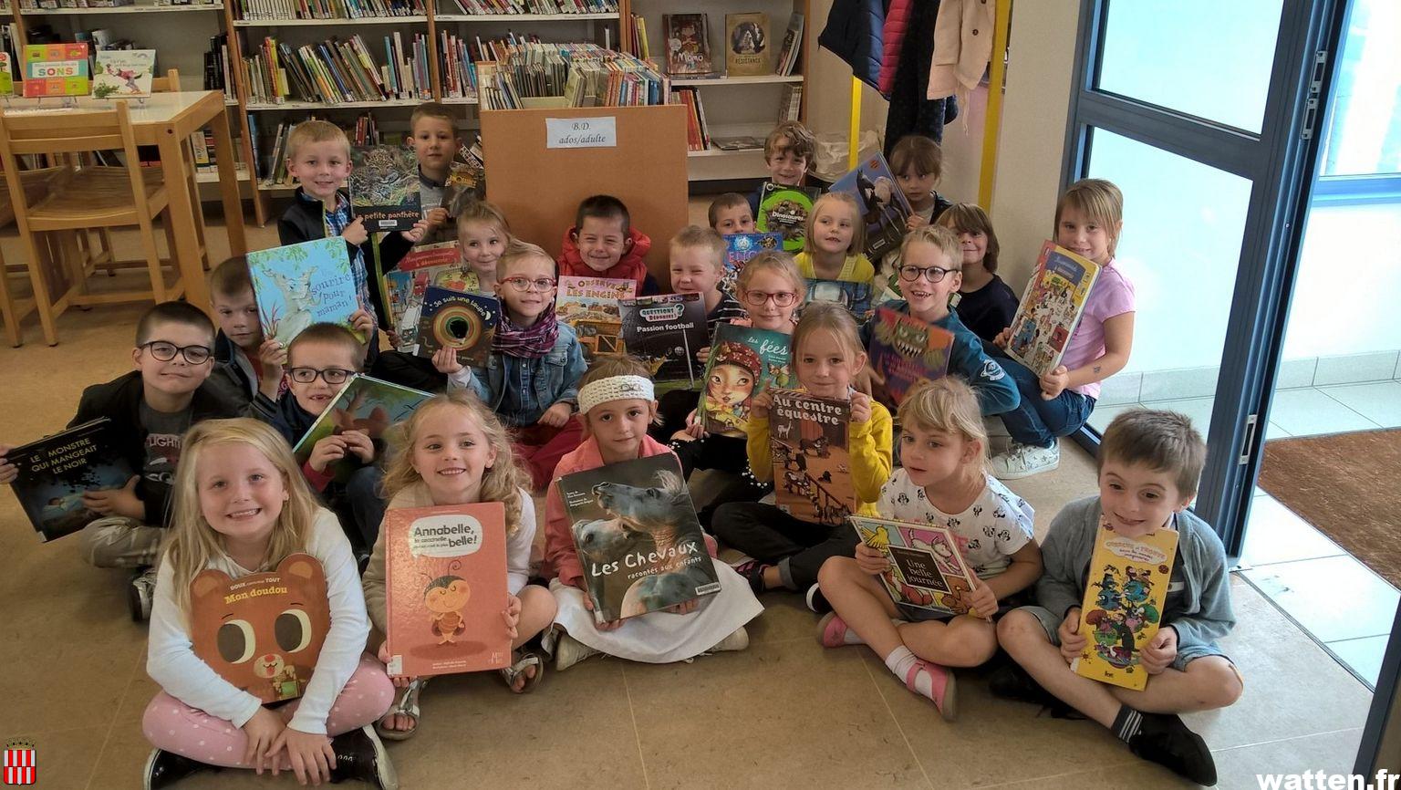 Les élèves de l’école Fortry à la bibliothèque
