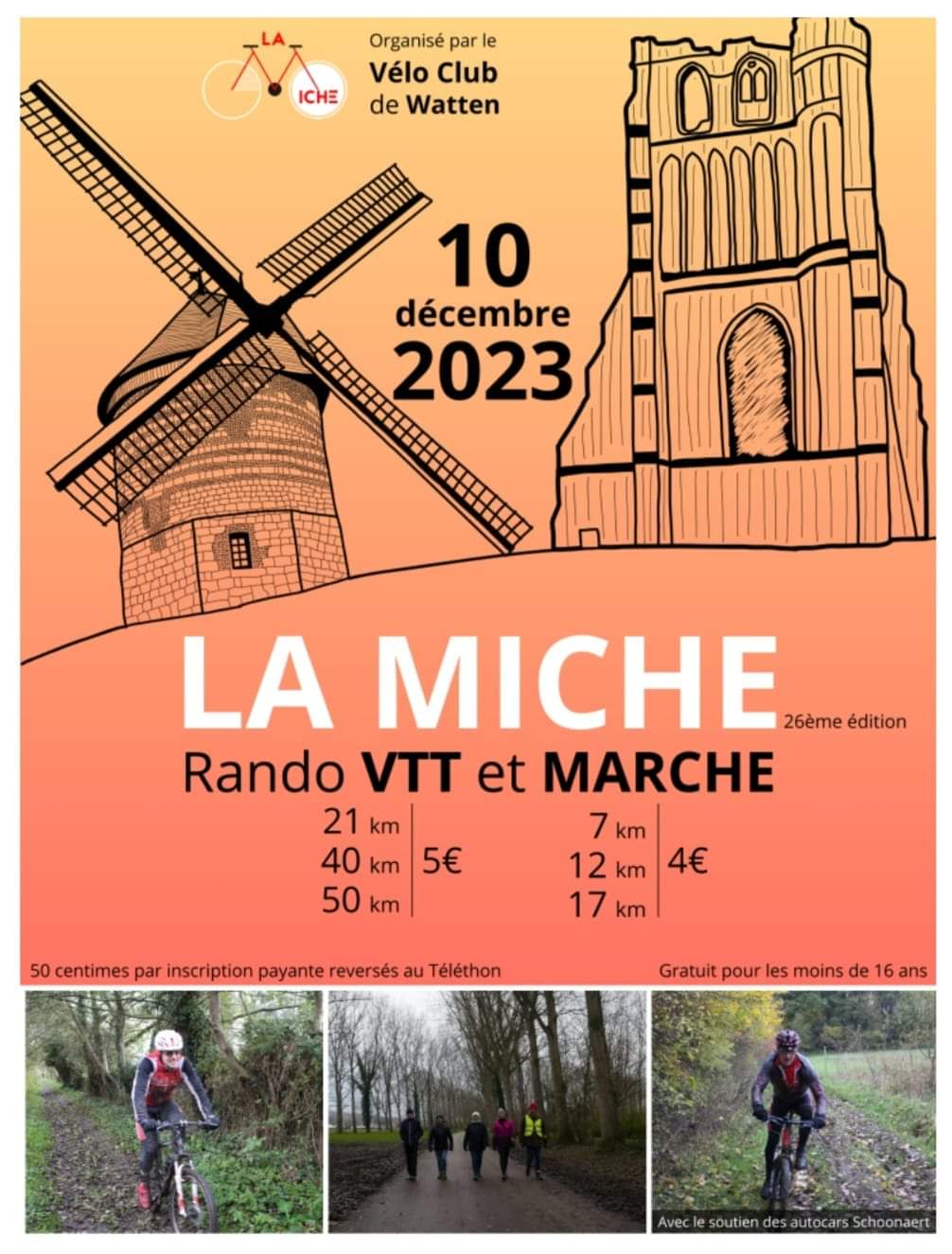 Randonnée VTT et pédestre La Miche