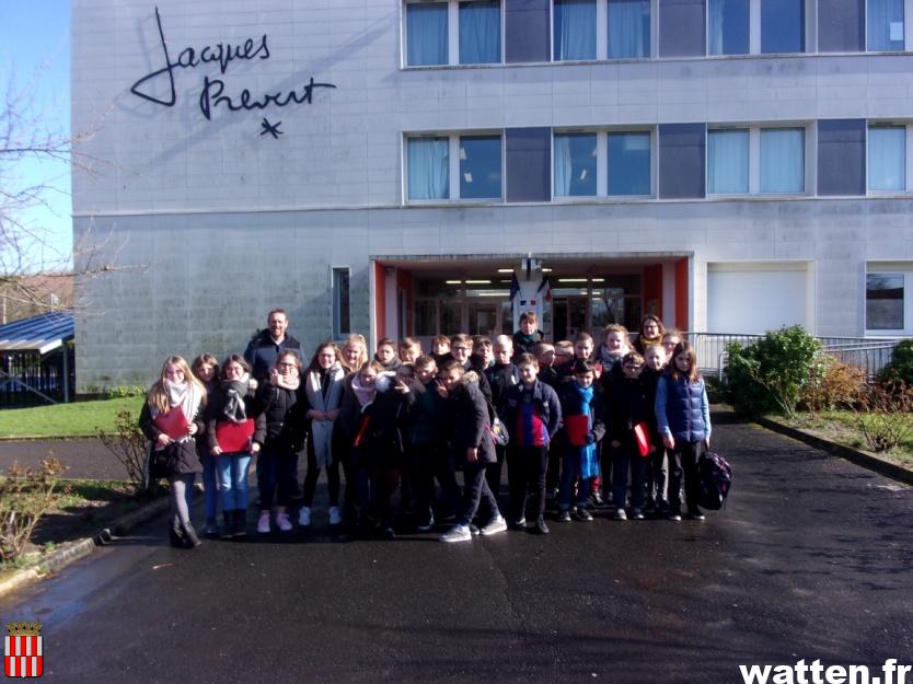 Une journée en immersion au collège Prévert pour les CM2 de l’école Fortry