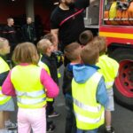 Visite de l'école Brachet chez les Sapeurs-Pompiers de Watten