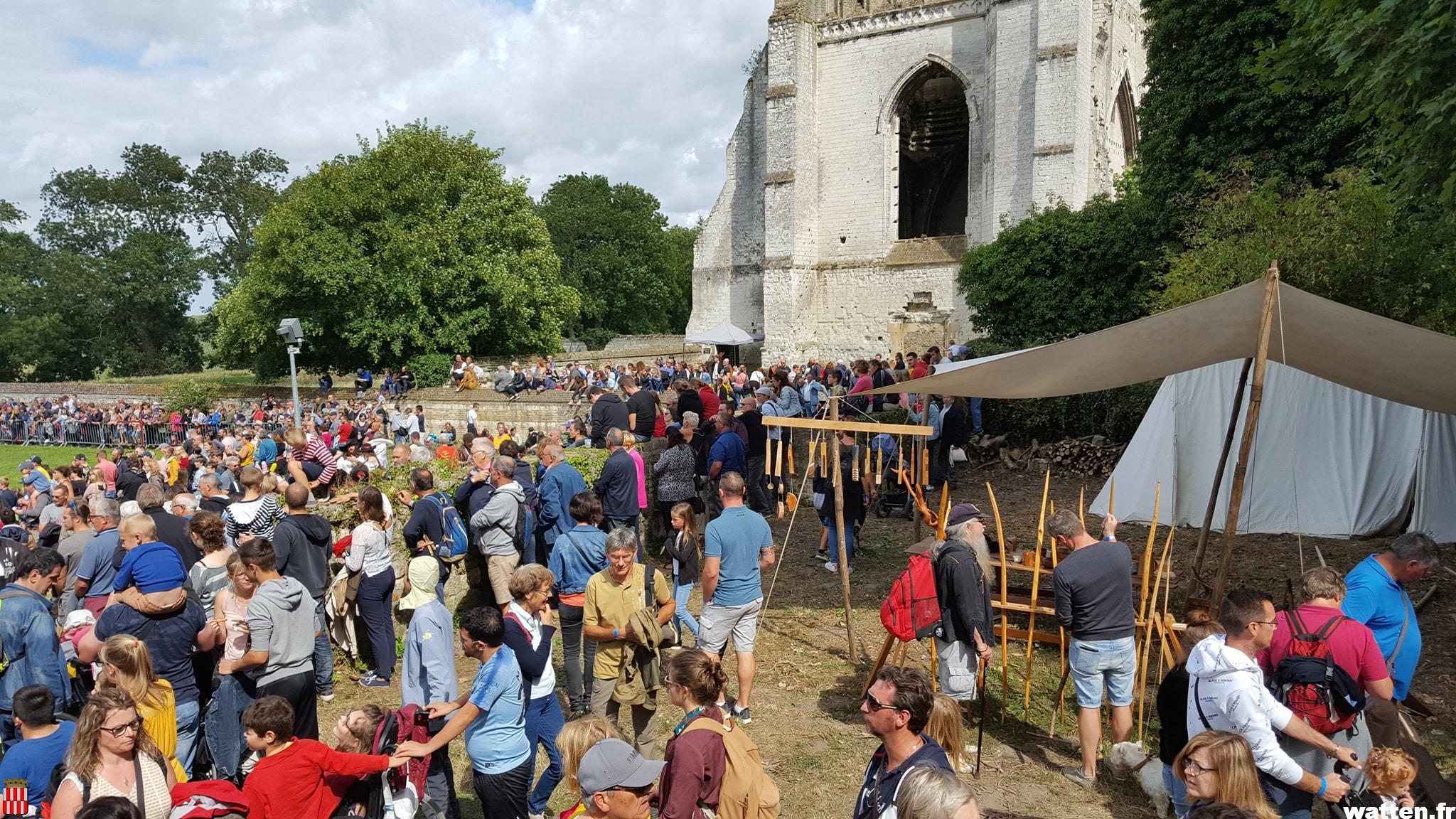 Un succès historique pour la Fête Médiévale 2019 à l’abbaye de Watten: plus de 6000 personnes