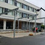 Un nouveau préau pour le Collège Jacques Prévert, pour faire face à la hausse des effectifs!