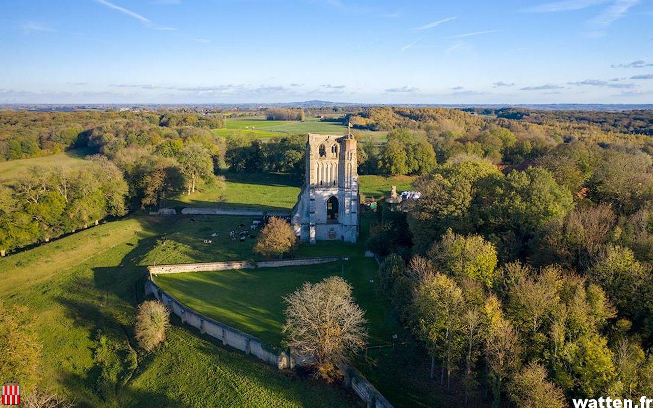 Reportage de Flandres Télévision sur le moulin, l’abbaye et le lac bleu de Watten