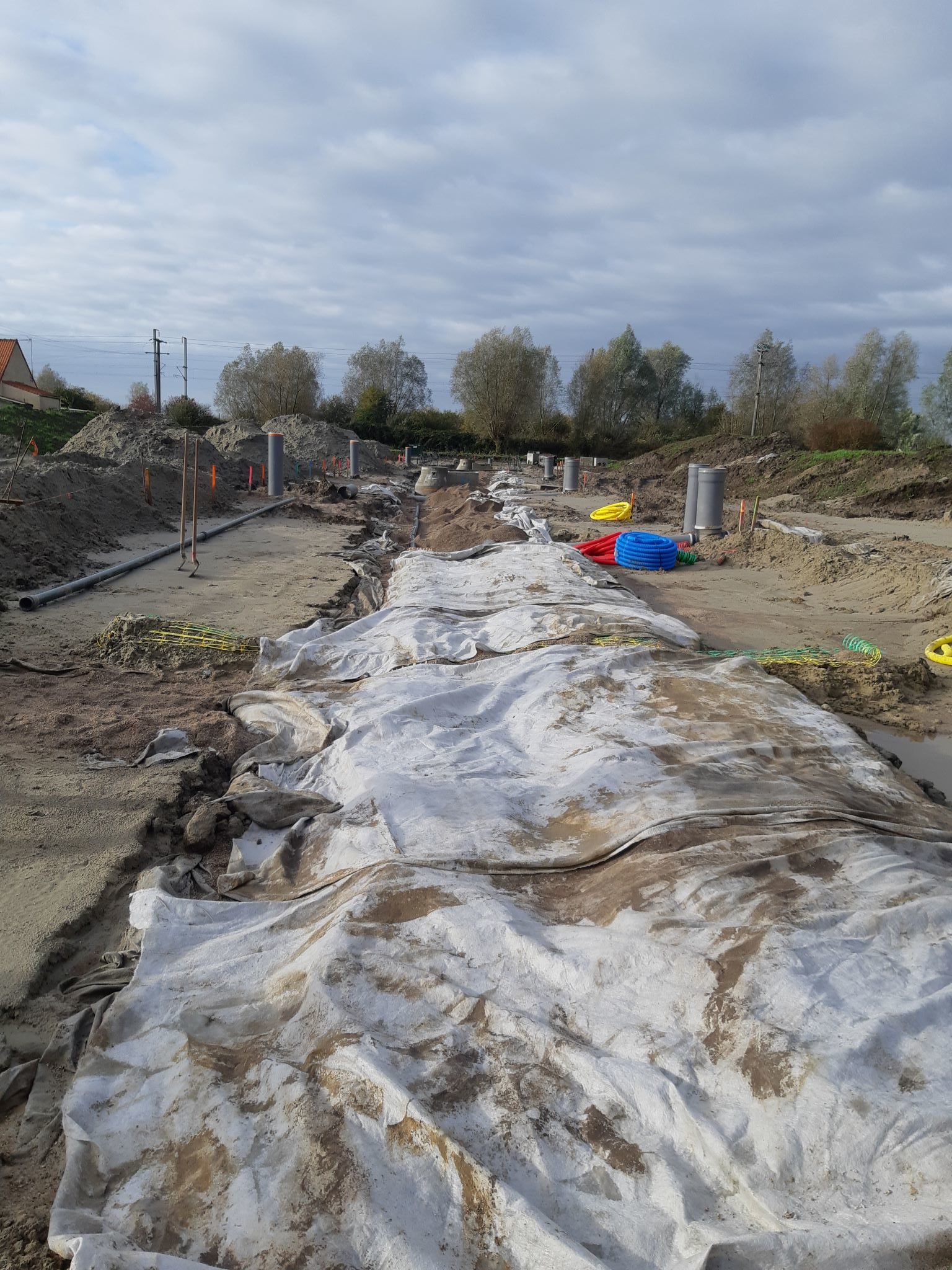 Les travaux de la future rue Coubronne vont bon train!