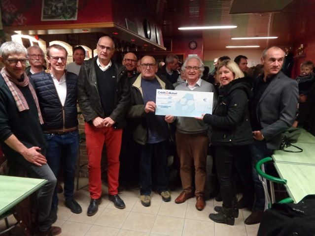 Voeux du Vélo Club Wattenais et remise de chèque à l'association "En marche pour Jérémy"