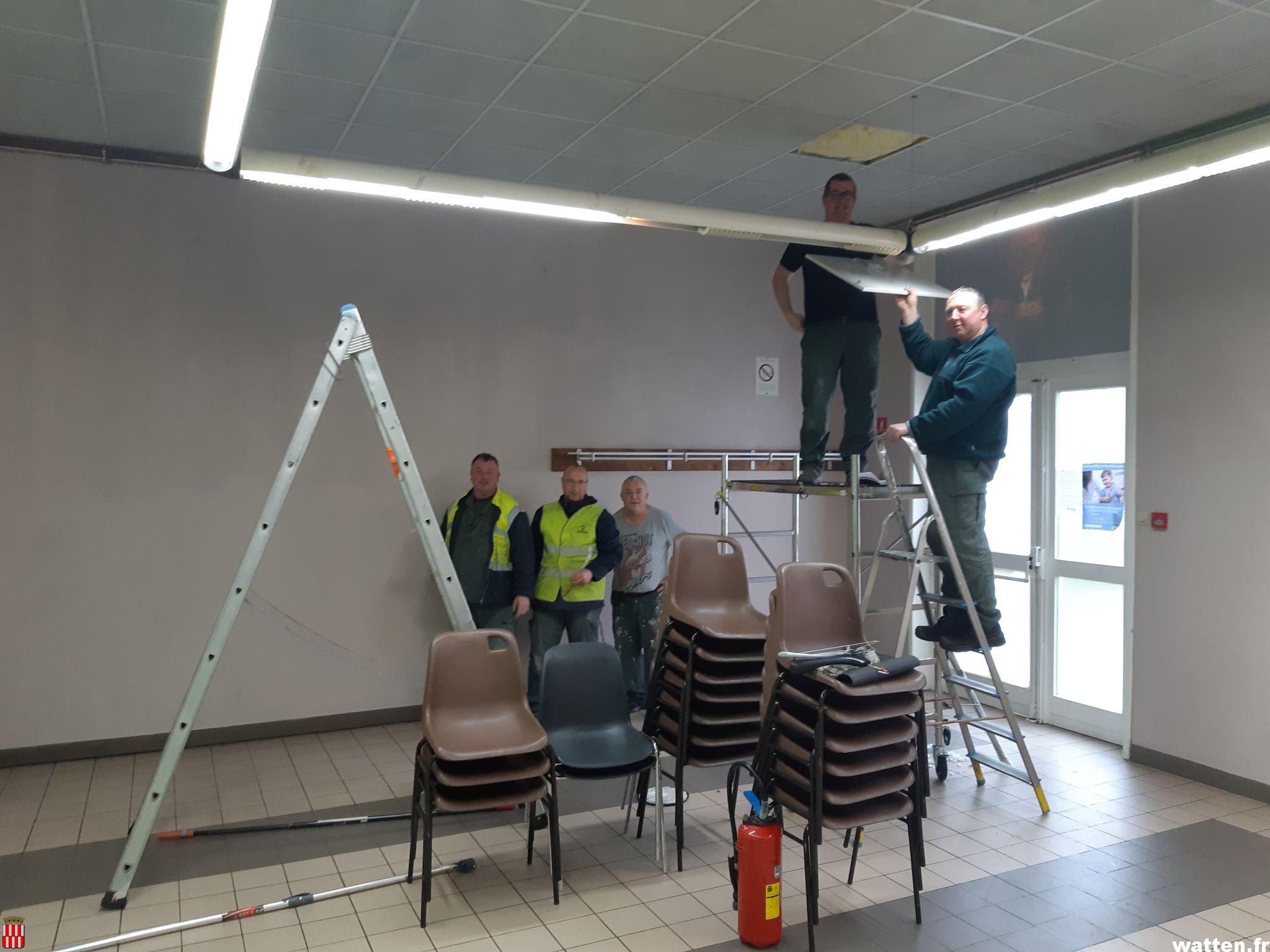 Des travaux d’entretien et de rénovation à la salle Saint-Gilles pendant les vacances scolaires