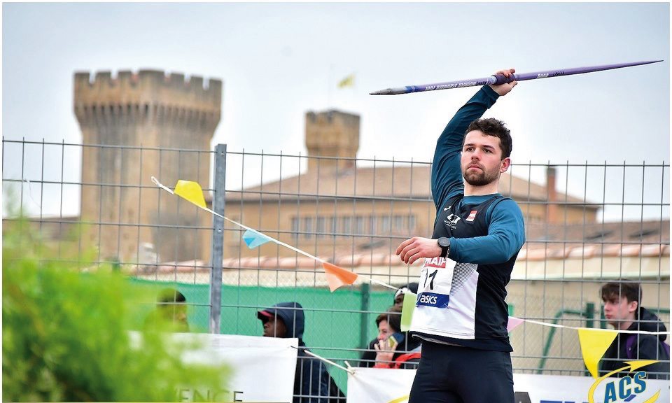 Le Wattenais Augustin Thomas était aux championnats de France de javelot