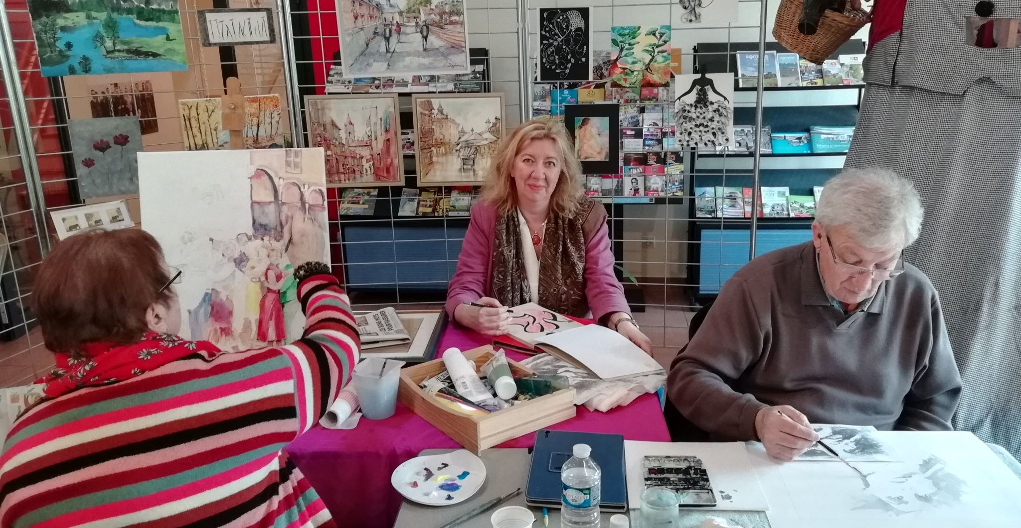 L’Eventail des Arts expose à l’office de tourisme en mars 2020