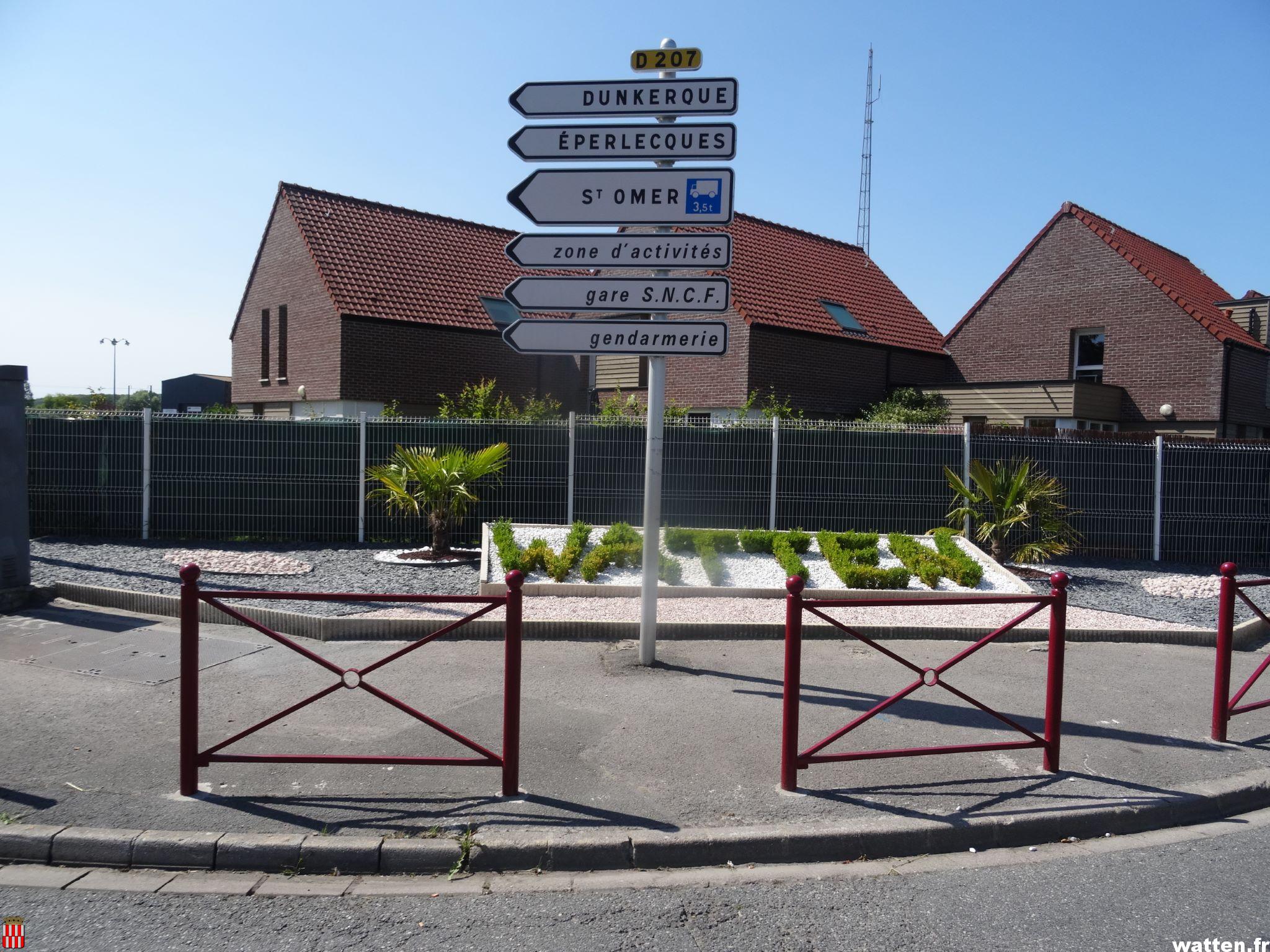 Aménagement du parterre rue de la Gare