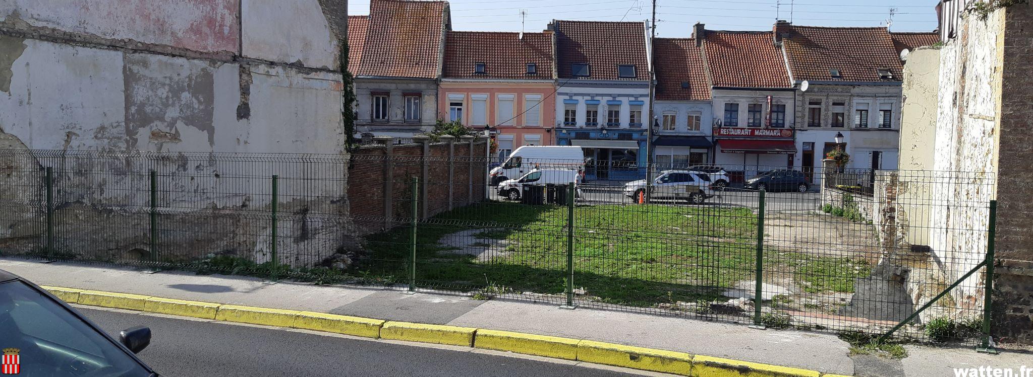 Travaux de sécurisation du site de l’ancienne mairie rue des Alliés