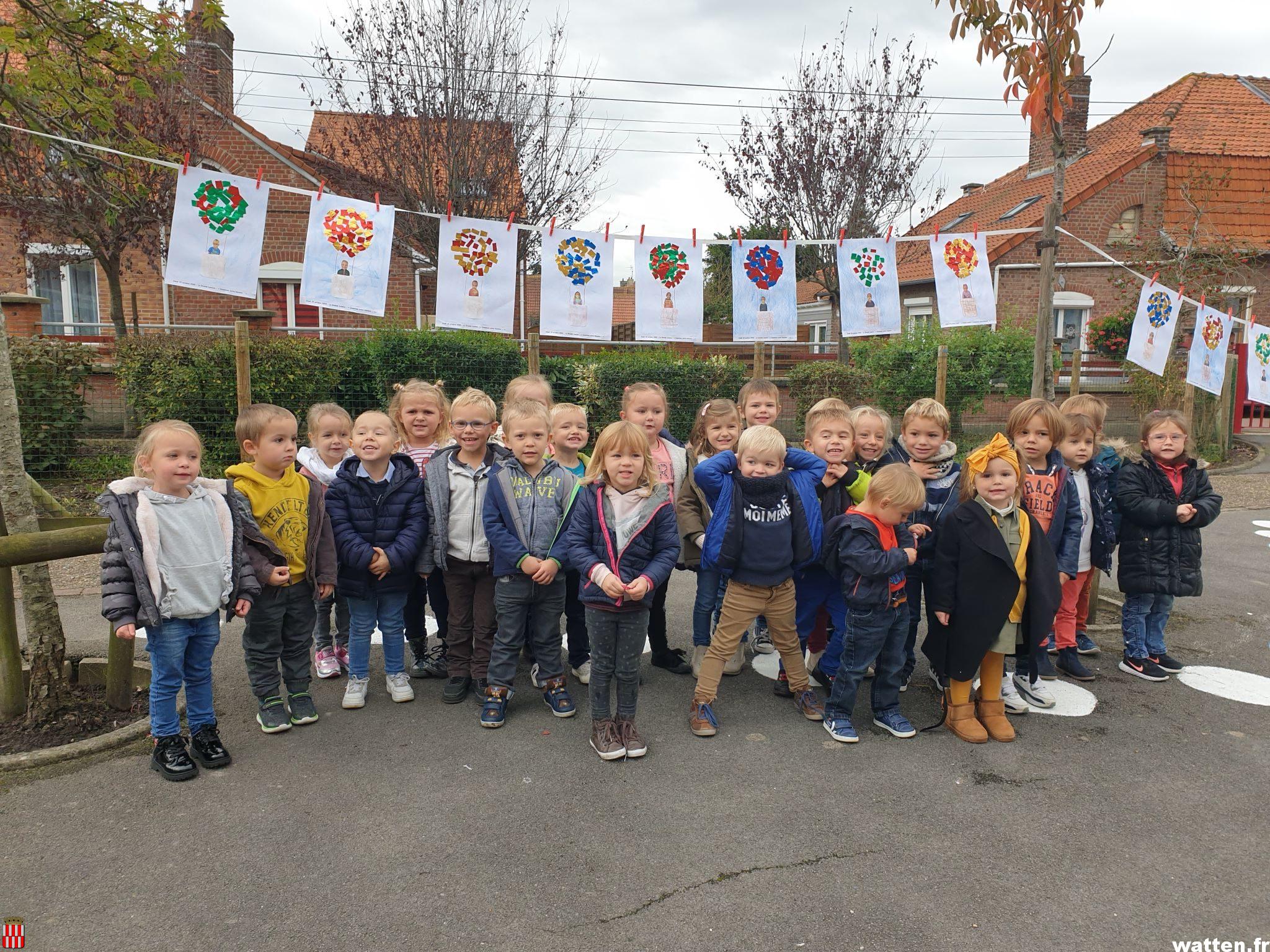 Grande Lessive 2020 à l’école maternelle Brachet sur le thème « Inventons notre histoire… »