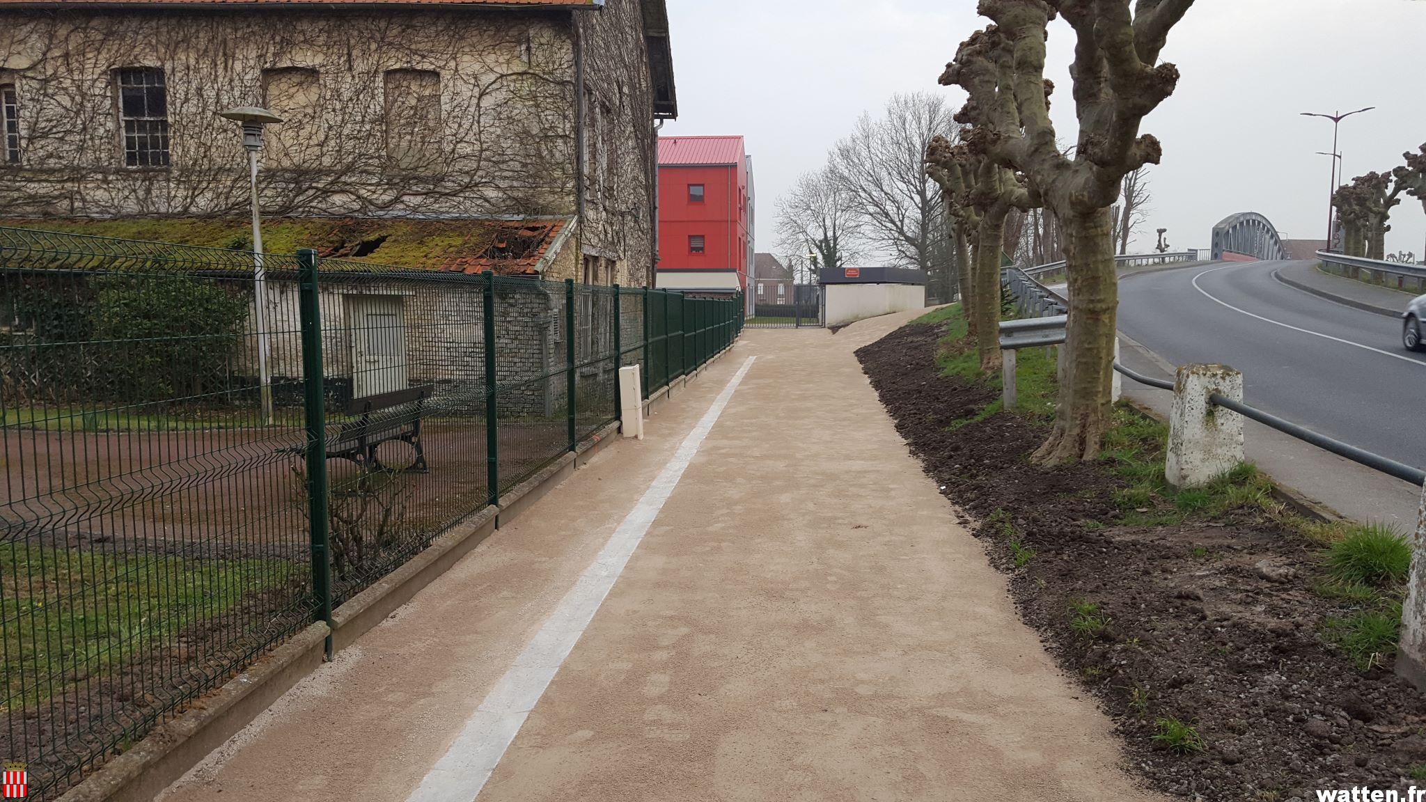 Travaux d’aménagement de la liaison de l’Ehpad Saint-Hilaire à la résidence Albert Denvers