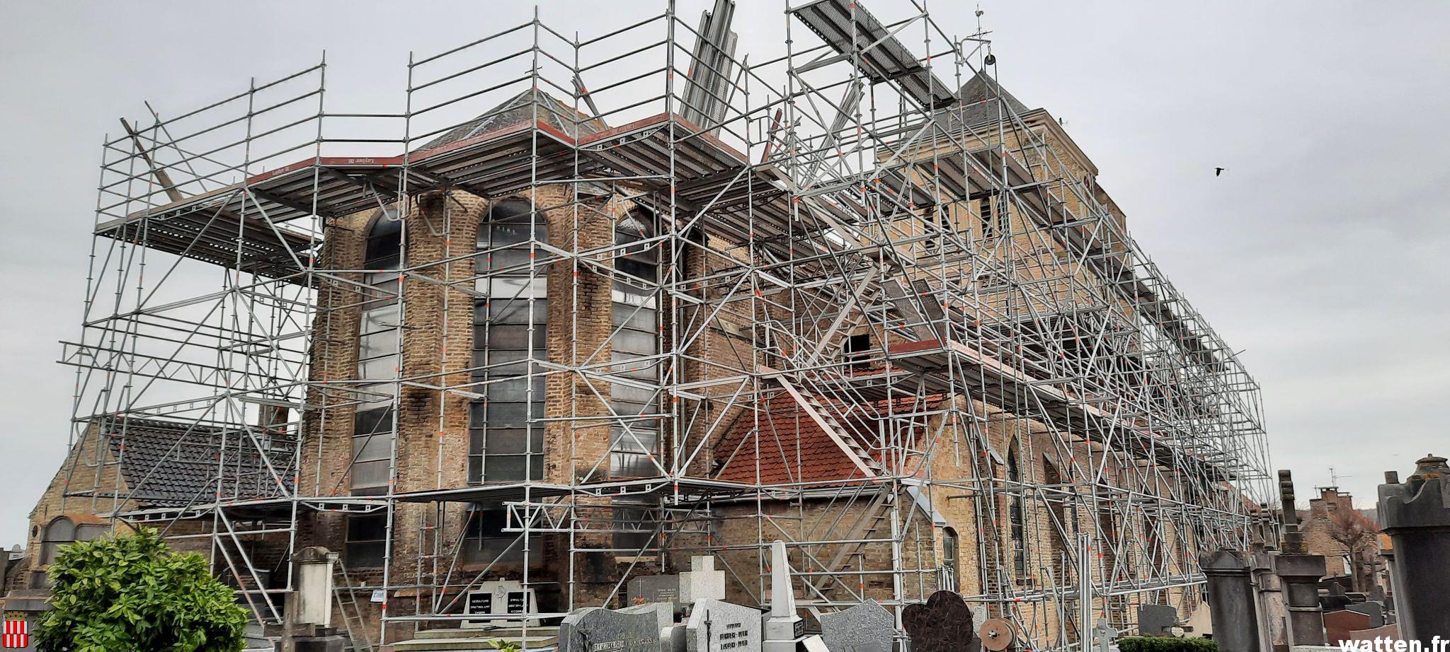 L’église Saint-Gilles de Watten se fait une beauté (vidéo Delta TV)