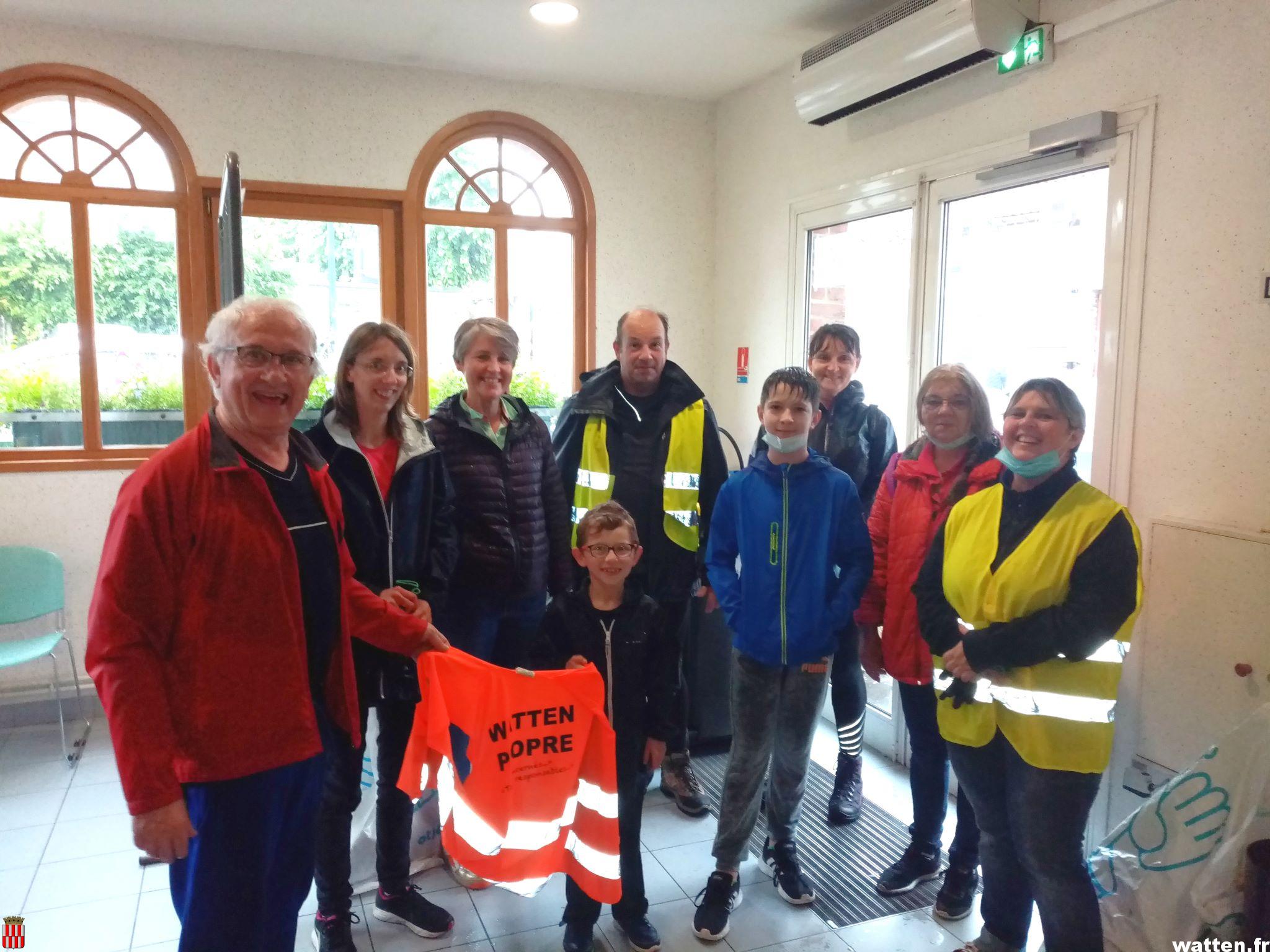 Merci aux participants de l’opération Watten Propre du dimanche 4 juillet 2021!