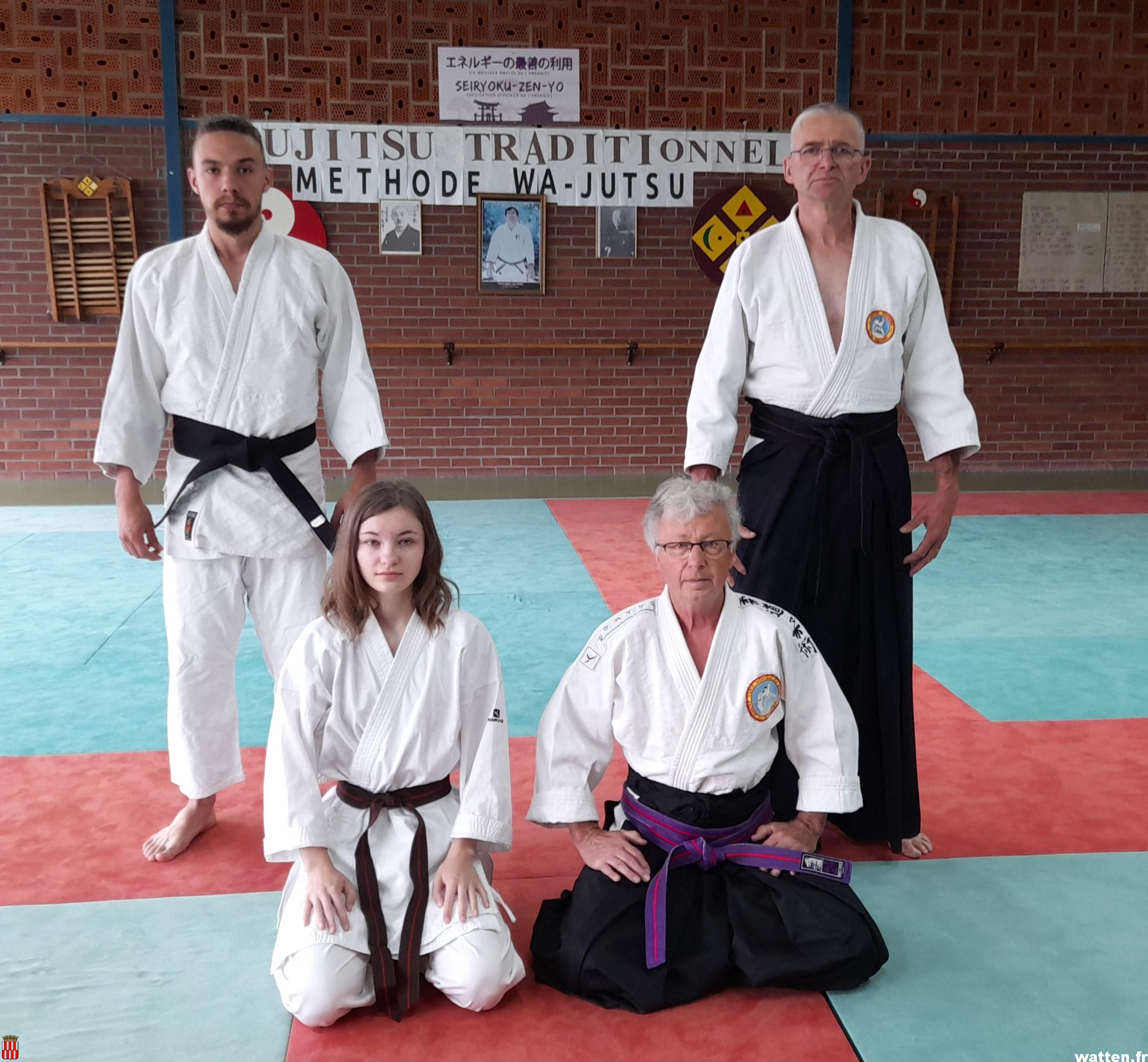 Nouveaux grades au club de jujitsu traditionnel