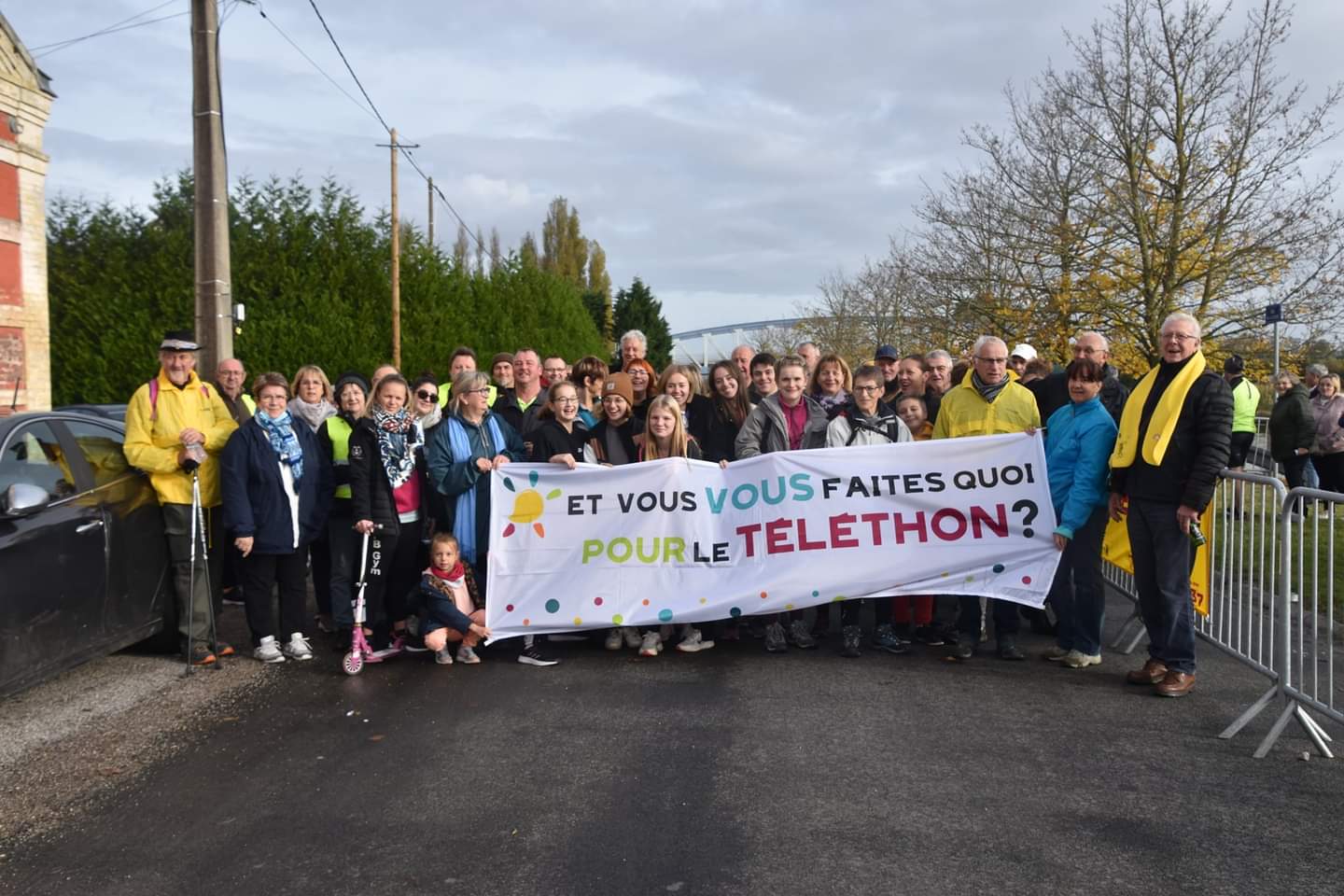 Plus de 200 marcheurs pour le Téléthon 2021