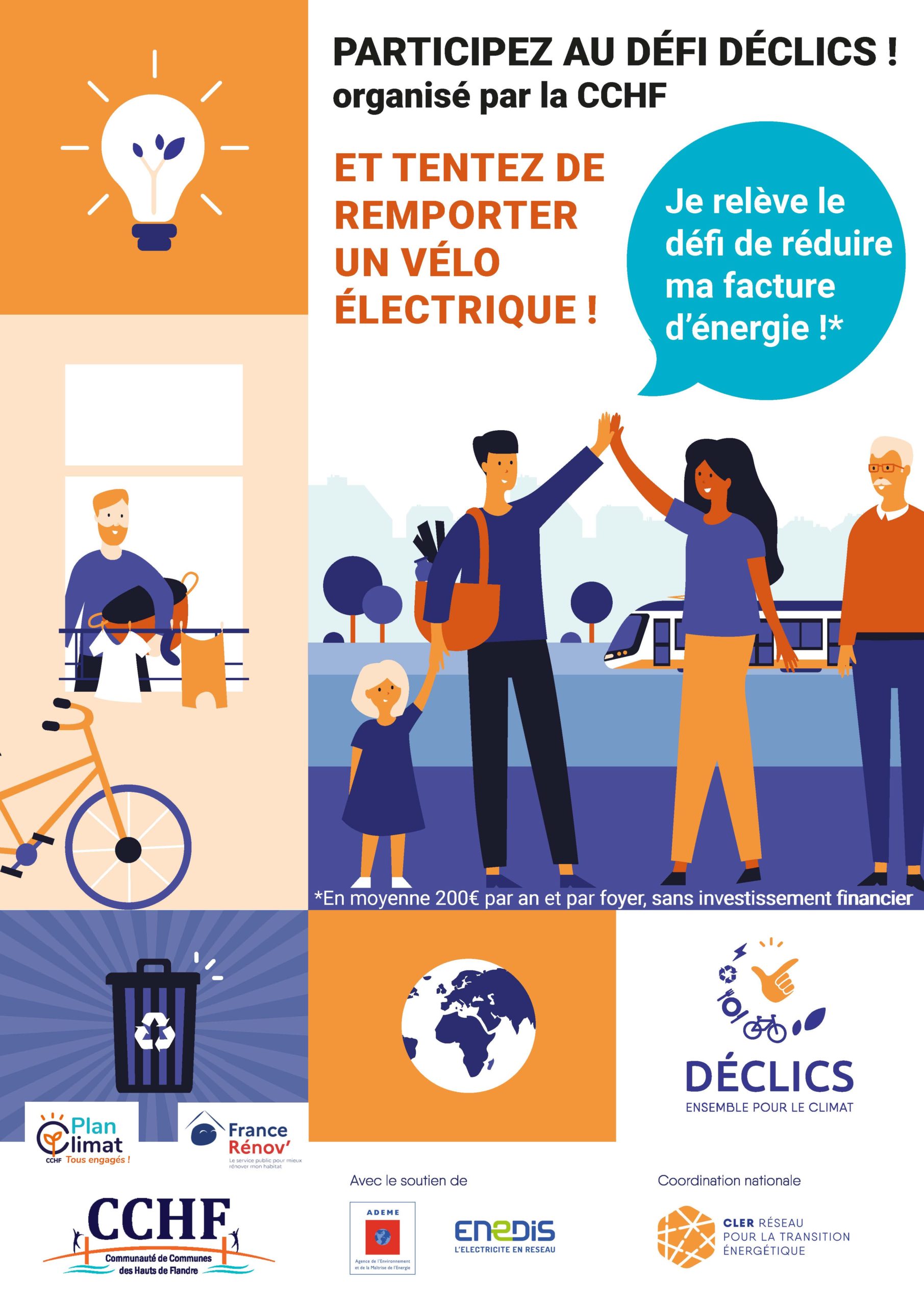 Défi Déclics: je relève le défi de réduire ma facture d’énergie! (CCHF)