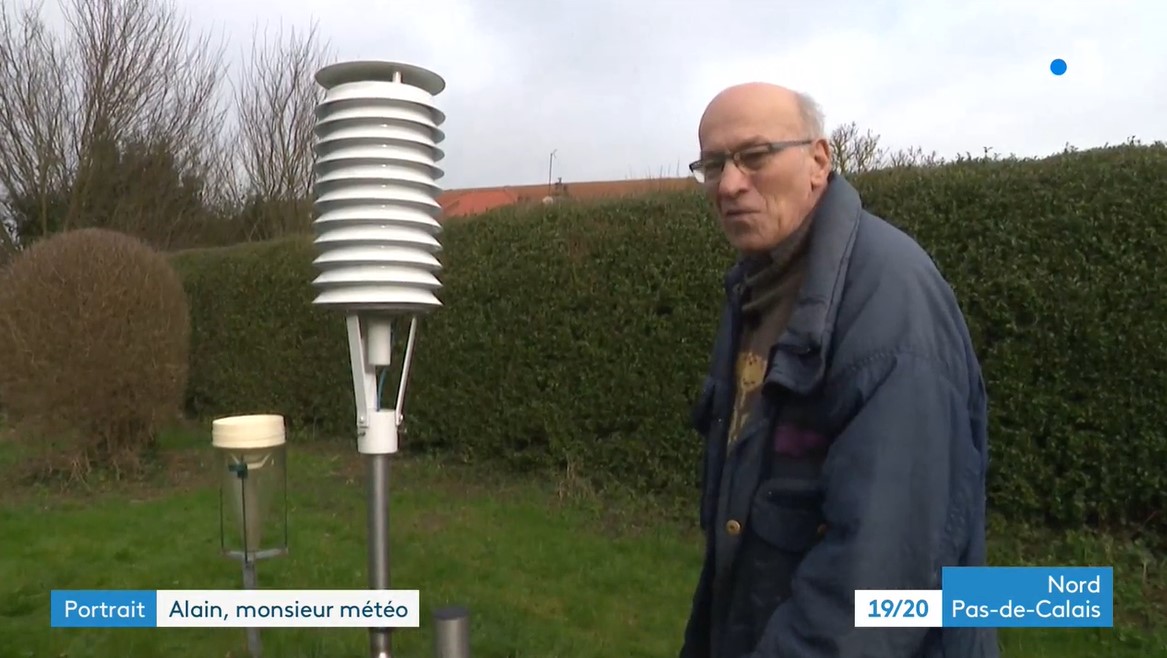 Portrait: Alain, monsieur météo (reportage de France 3)