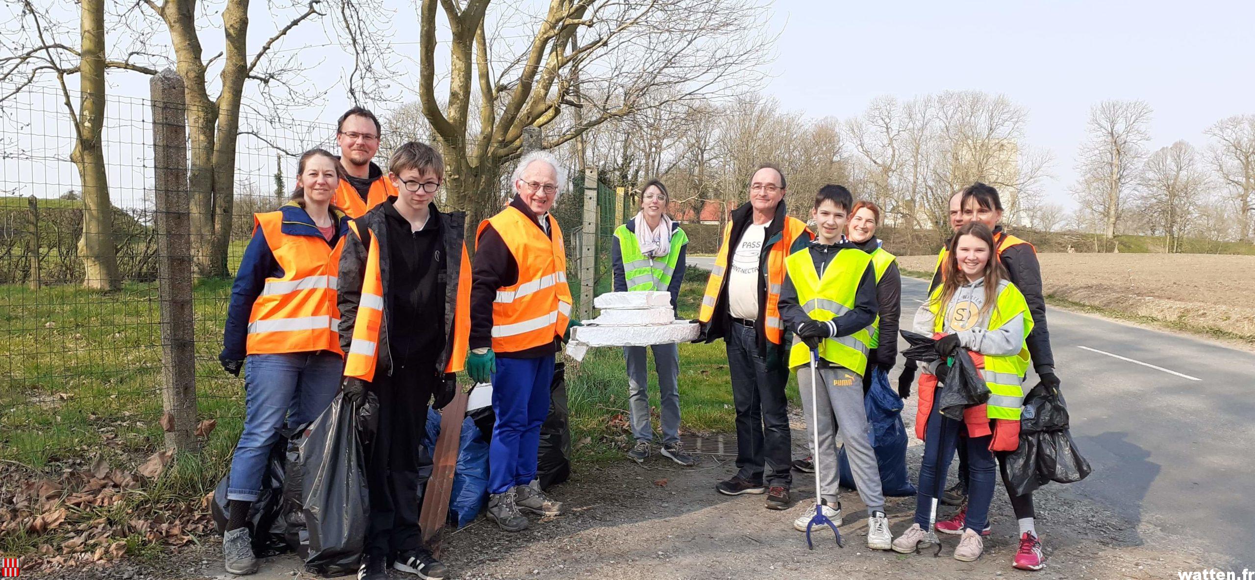 Retour sur Villages et Marais Propre et Watten Propre du dimanche 20 mars 2022
