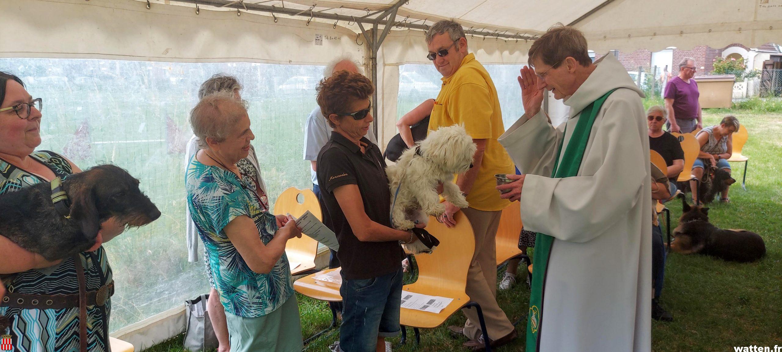 Bénédiction des animaux 2022 au Club Canin de Watten