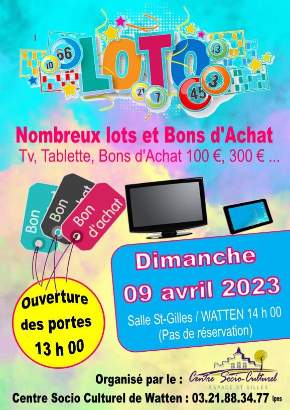 Loto du Centre socio-culturel