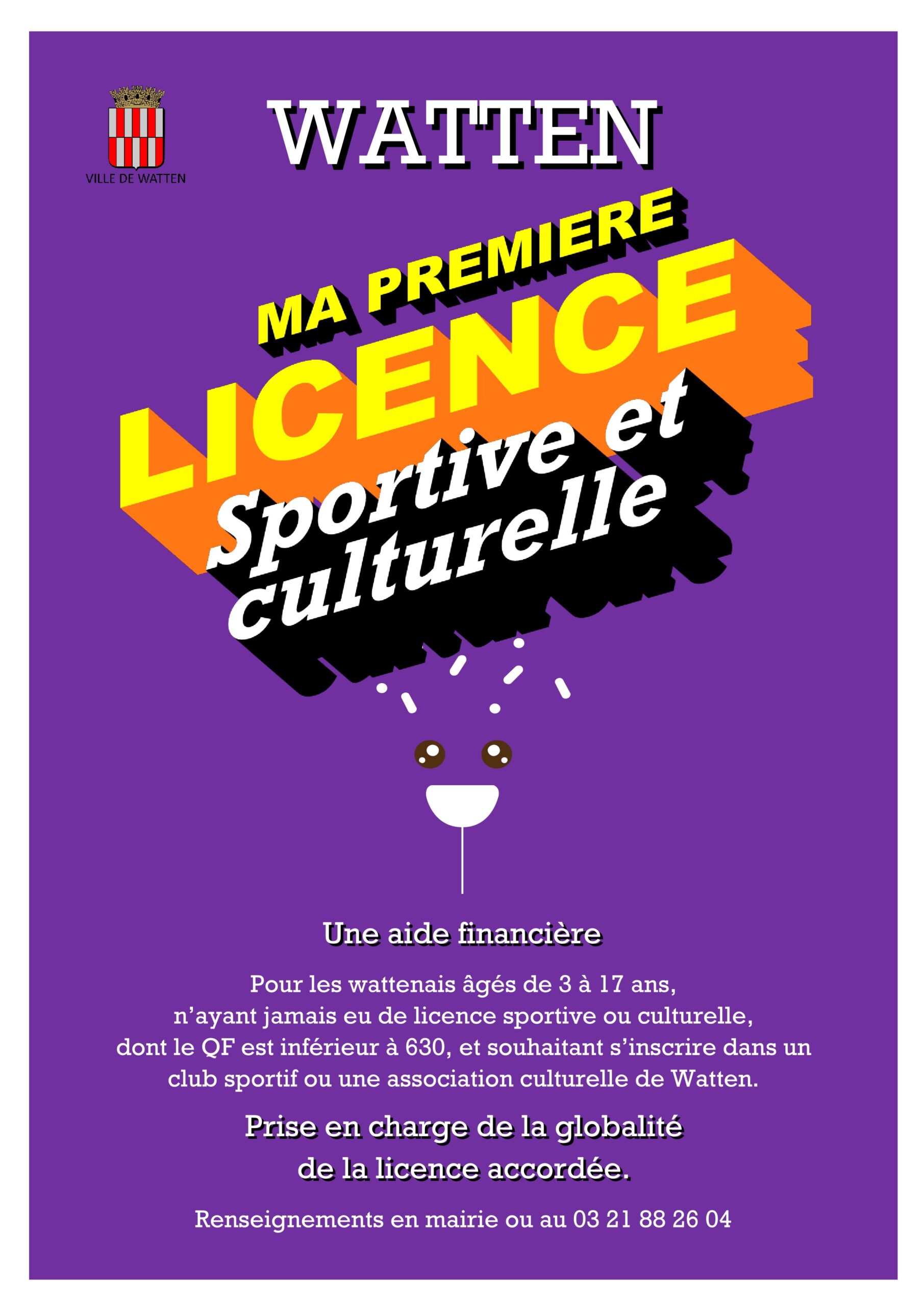 Dispositif « Ma première licence sportive et culturelle »