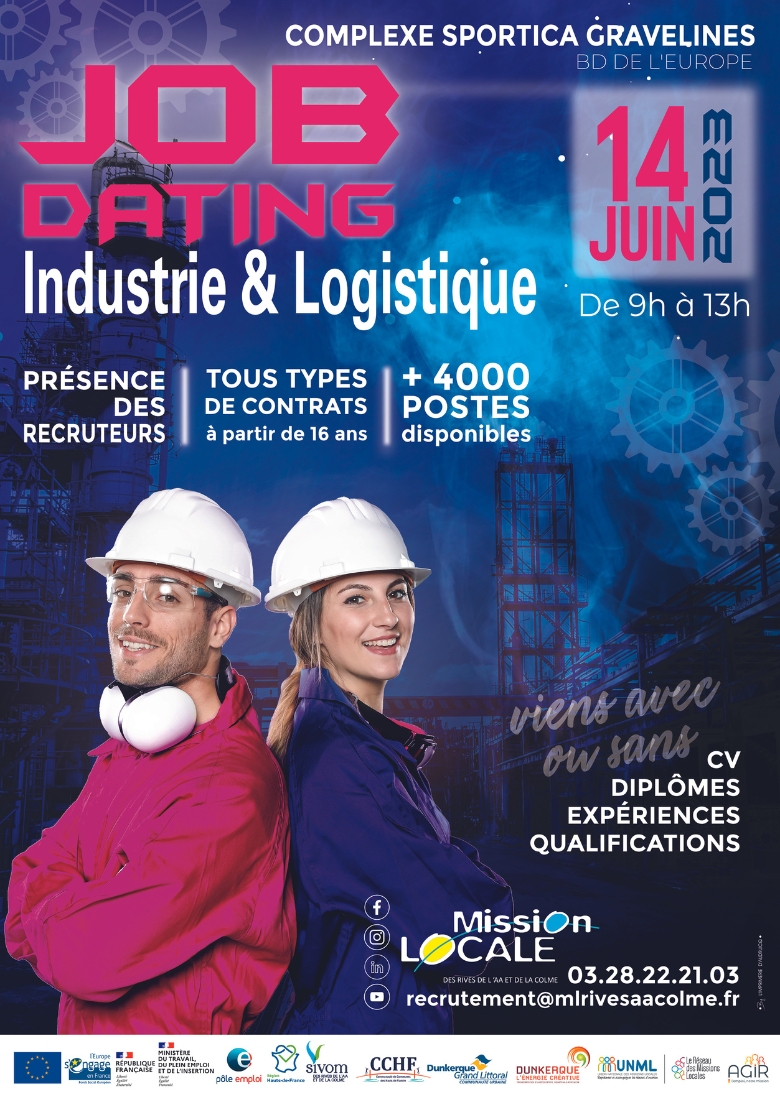 Job Dating Industrie et Logistique (à Sportica Gravelines)