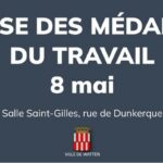 Remise médailles du travail le 8 mai à Watten