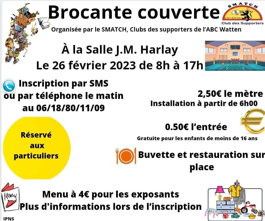 Brocante couverte du Smatch Club