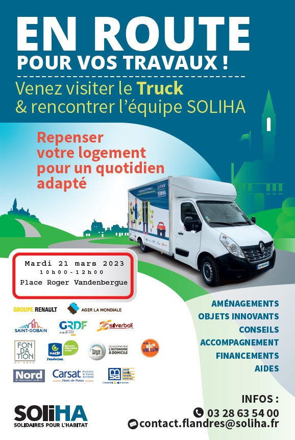 Passage du Truck Soliha: repenser votre logement pour un quotidien adapté