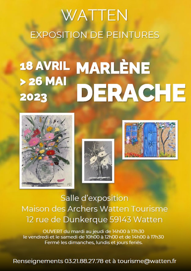 Exposition de peintures de Marlène Derache