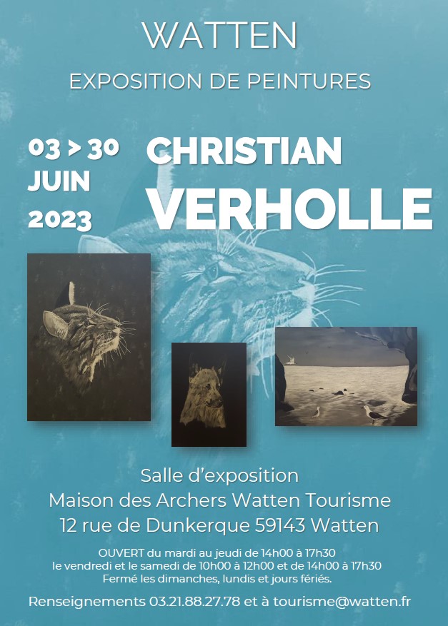 Exposition de peintures de Christian Verholle