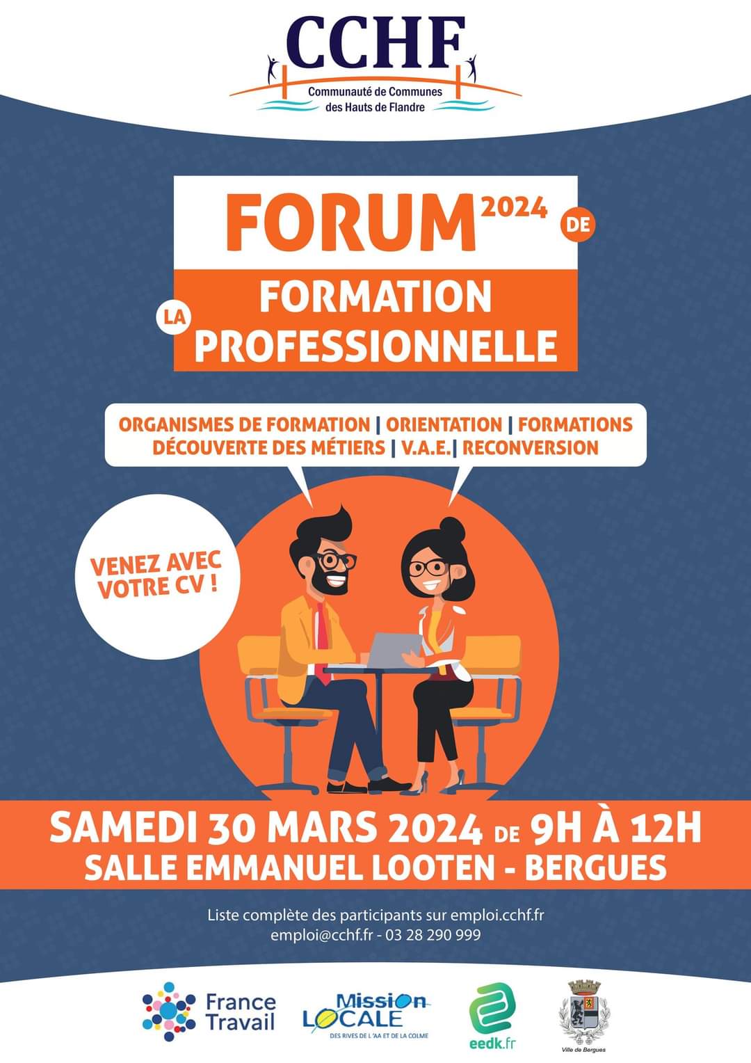 Forum de la Formation Professionnelle de la CCHF (à Bergues)