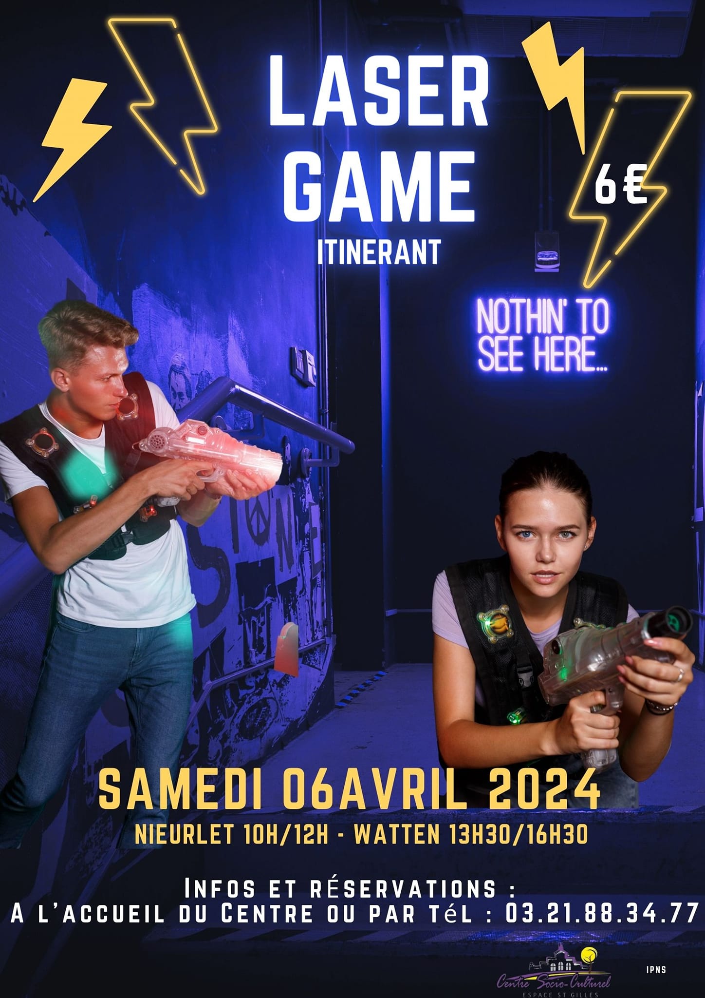 Laser Game itinérant du Centre socio-culturel