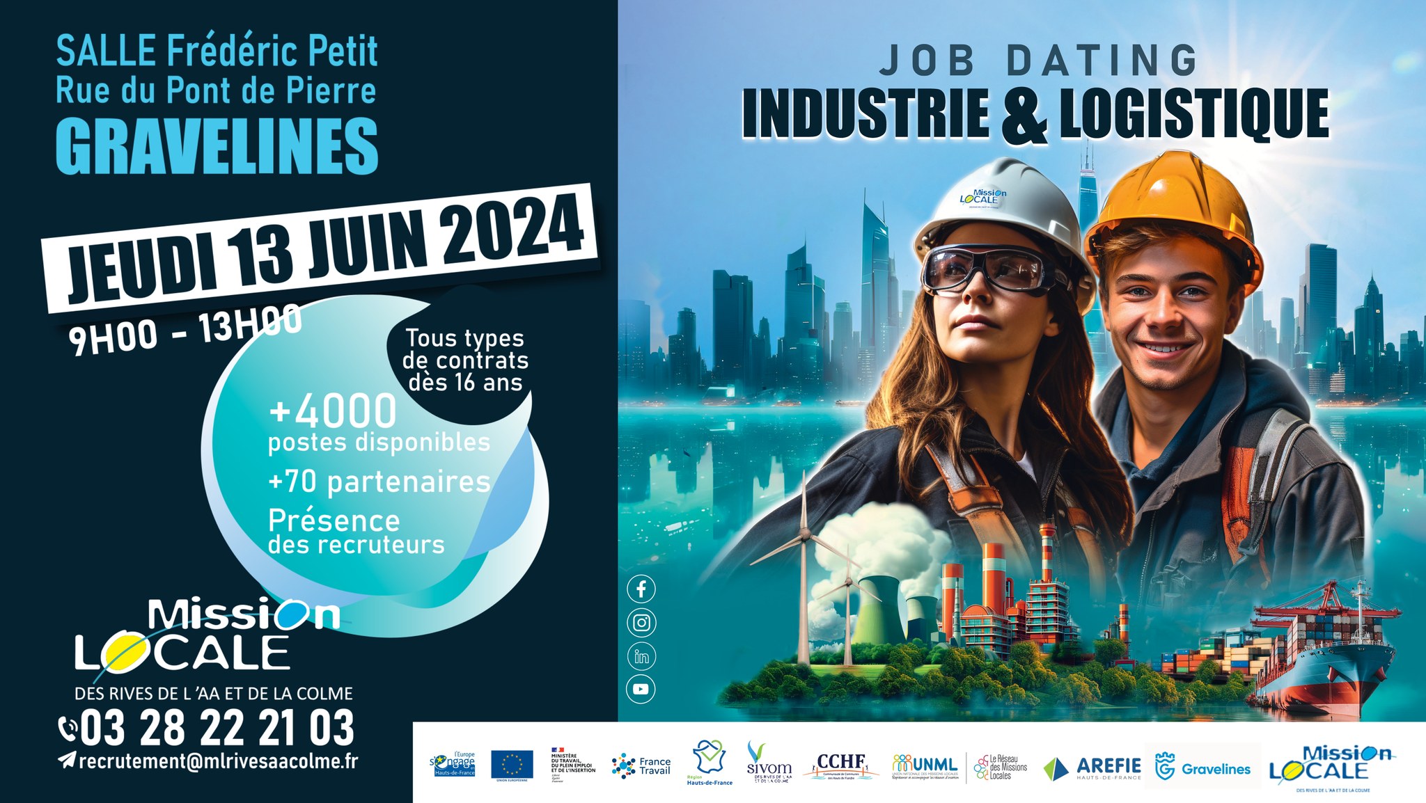 Job Dating Industrie et Logistique (à Gravelines)