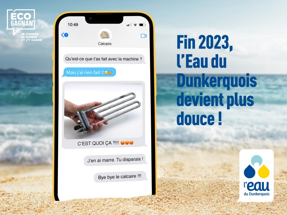 Fin 2023, L’Eau du Dunkerquois devient plus douce !