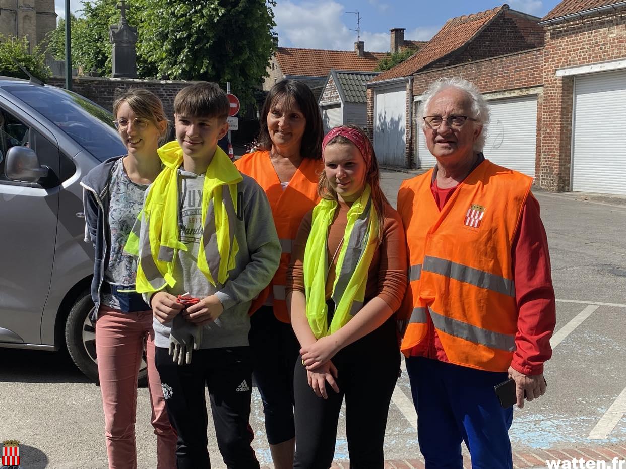 Mise à l’honneur des jeunes pour leur engagement pour une ville propre