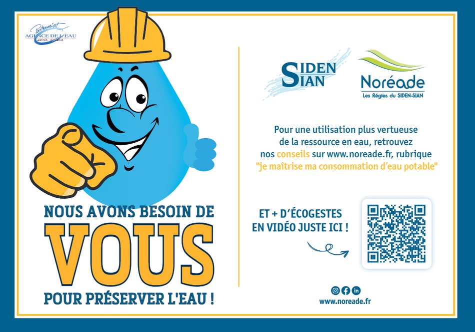 Nous avons besoin de vous pour préserver l’eau!