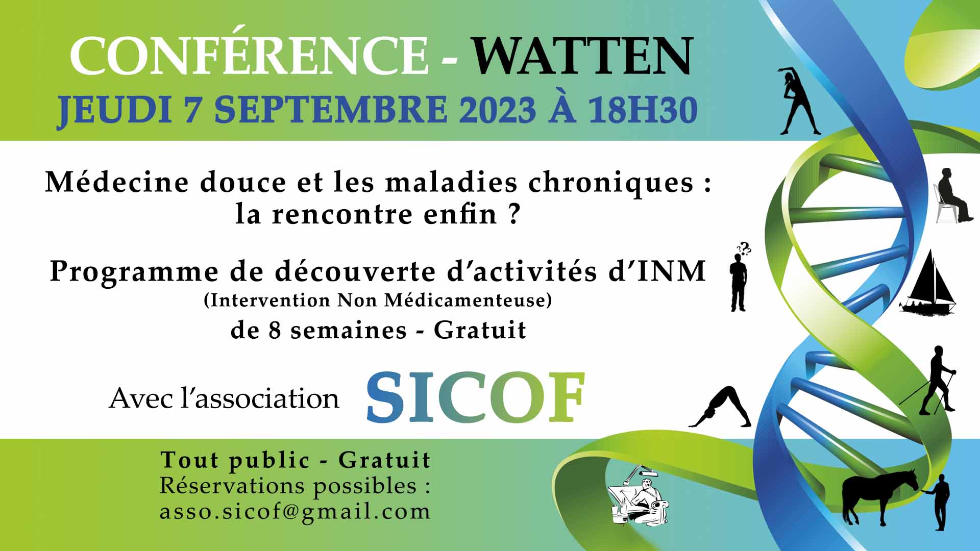 Conférence du SICOF: « Médecine douce et maladies chroniques »