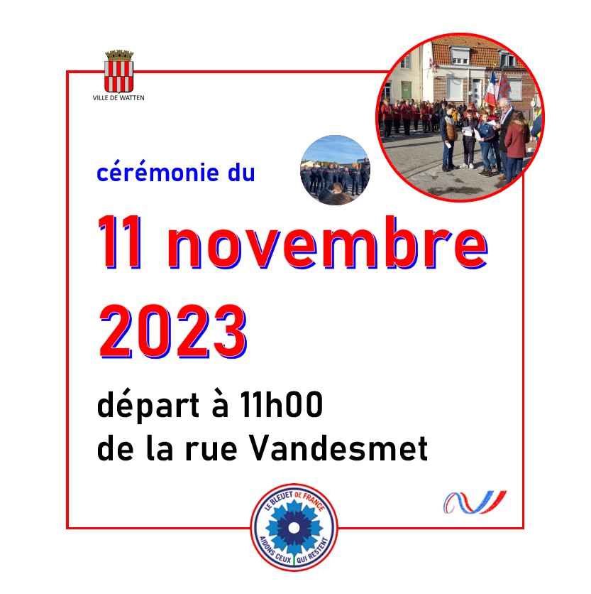 2023-11-11 Cérémonie Armistice Watten C