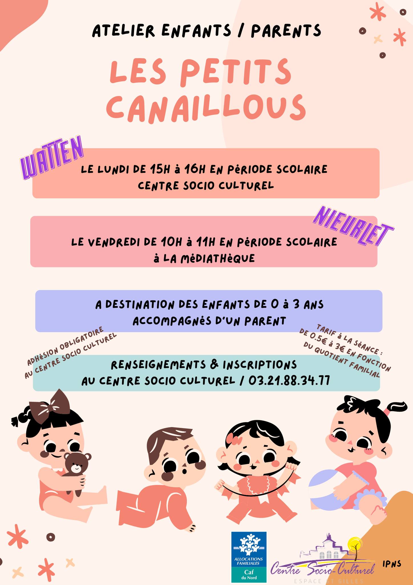 Les Petits Canaillous (ateliers enfants parents)