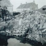 Hommage et souvenir du 30 août 1943 à Clarence Motheral "Curly" cratere fait par l’avion tombé le 30 aout 1943