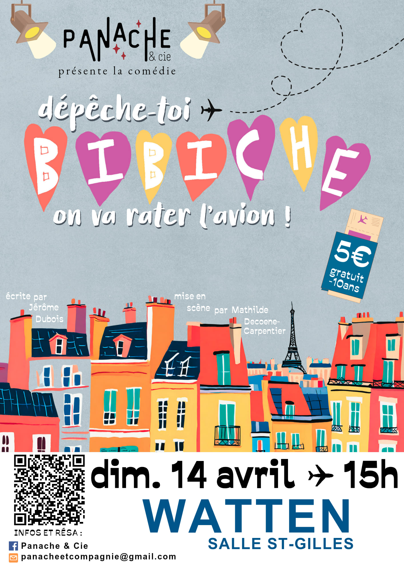 Théâtre « Dépêche-toi Bibiche, on va rater l’avion »