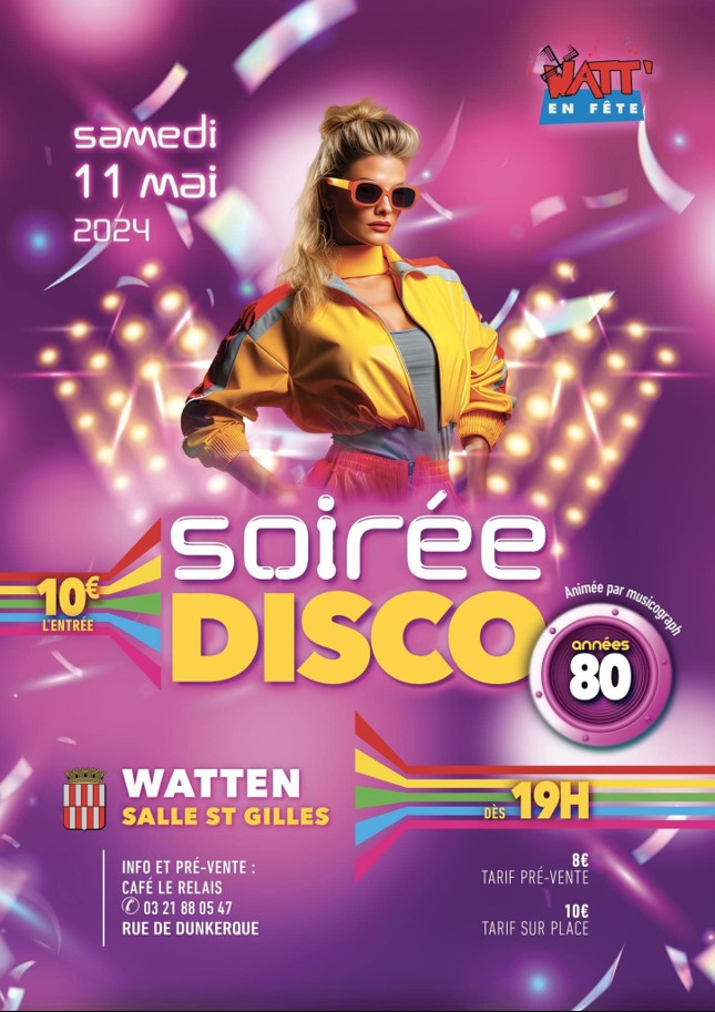 Soirée Disco Années 80
