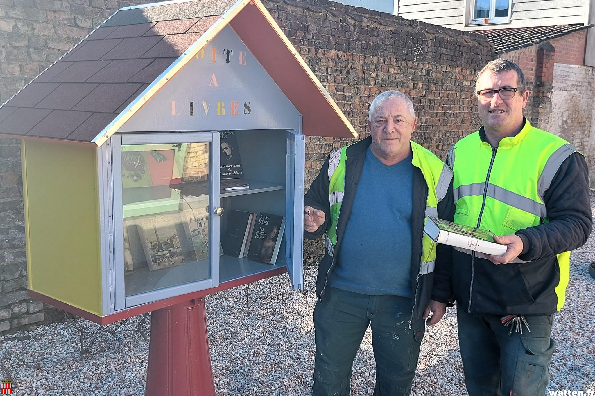 Une première boite à livres à Watten