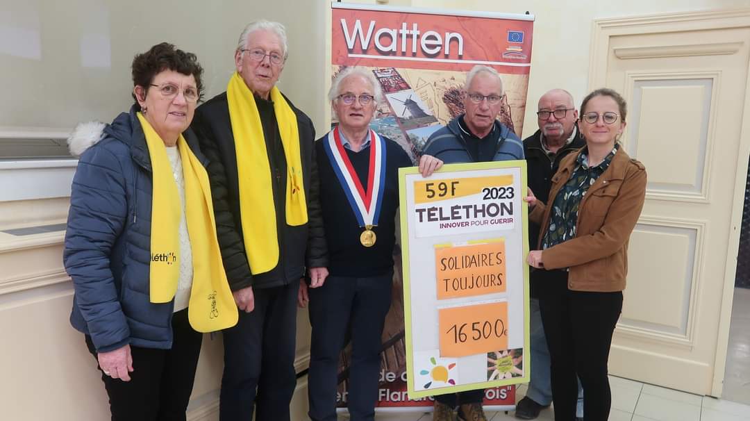 Solidaires Toujours remet 16500 euros pour le Téléthon 2023