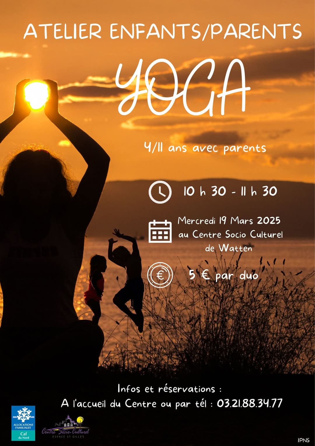 Ateliers Enfants/Parents Yoga au Centre socio-culturel
